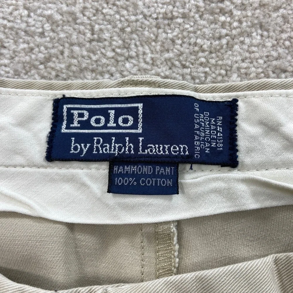 Polo Ralph Lauren measurements waist